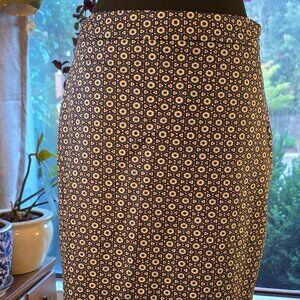 The Limited Blue Geometric Floral Pencil Skirt 6